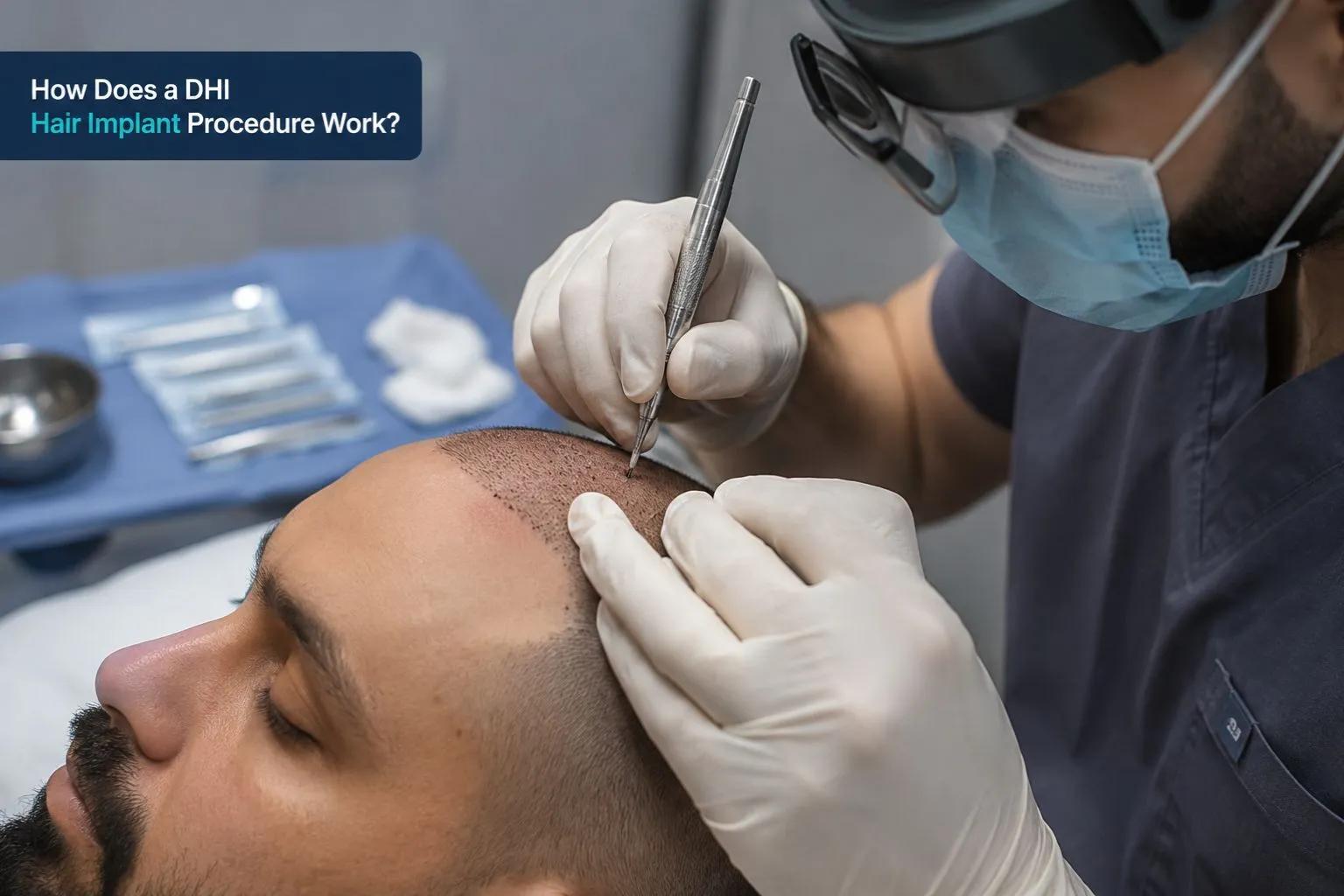 How Does a DHI Hair Implant Procedure Work?